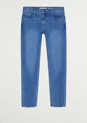 Τζιν slim fit Premium Jean μεσαίο ξέβαμμα μπλε μέγεθος 32 (42)