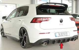ΟΠΙΣΘΙΟ DIFFUSER RIEGER VW GOLF 8 GTI CLUBSPORT/CLUBSPORT 45 