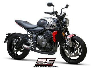 ΟΛΣΟΩΜΗ ΕΞΑΤΜΙΣΗ SC PROJECT CR-T BLACK TRIUMPH TRIDENT 660