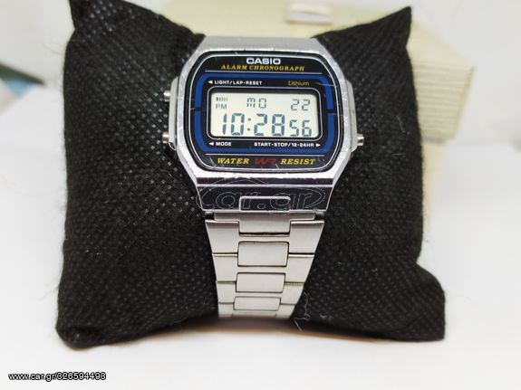 CASIO VINTAGE ICONIC ΣΕ ΑΣΗΜΙ ΧΡΩΜΑ ΨΗΦΙΑΚΟ ΡΟΛΟΙ Α9016 TIMH 50 EYΡΩ