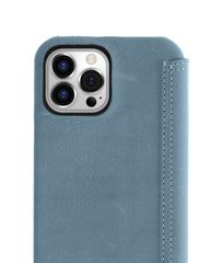 Minim (MM-10394) Minim Book Case - Light Blue, Apple iPhone 14 Pro Max