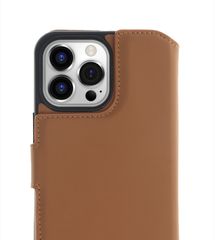 Minim (MM-10400) Minim 2 in 1 Wallet Case - Light Brown, Apple iPhone 14 Pro