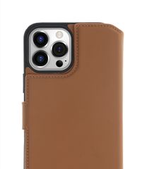 Minim (MM-10406) Minim 2 in 1 Wallet Case - Light Brown, Apple iPhone 14 Pro Max