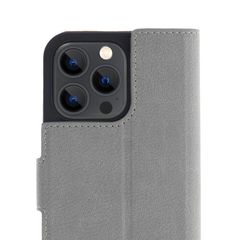 Promiz (PZ-10415) Wallet Case - Light Grey, Apple iPhone 14 Pro