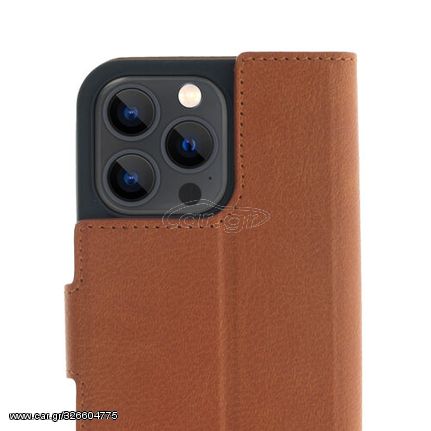 Promiz (PZ-10422) Wallet Case - Brown, Apple iPhone 14 Pro Max