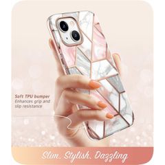 Supcase Cosmo iPhone 14 Plus Case - Pink Marble-thumb-1