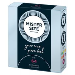 Προφυλακτικά Mister Size 64mm 3 τεμάχια