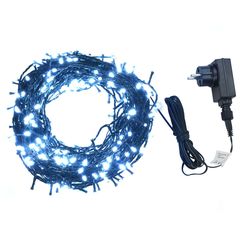 vidaXL Λαμπάκια LED Εσωτερικού/Εξωτερικού Χώρου 2000 Ψυχρό Λευκό 200 μ