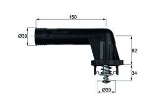 MAHLE-BEHR Θερμοστάτης για BMW 3 E36 (M43) - 5 E34 - Z3 