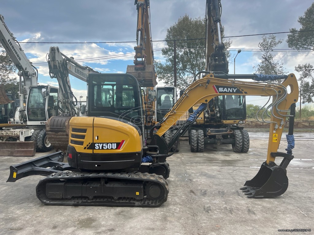Εκσκαφάκι (διαβολάκι) Sany 2022 SY50U w. A/C * StgV CE *5300kg