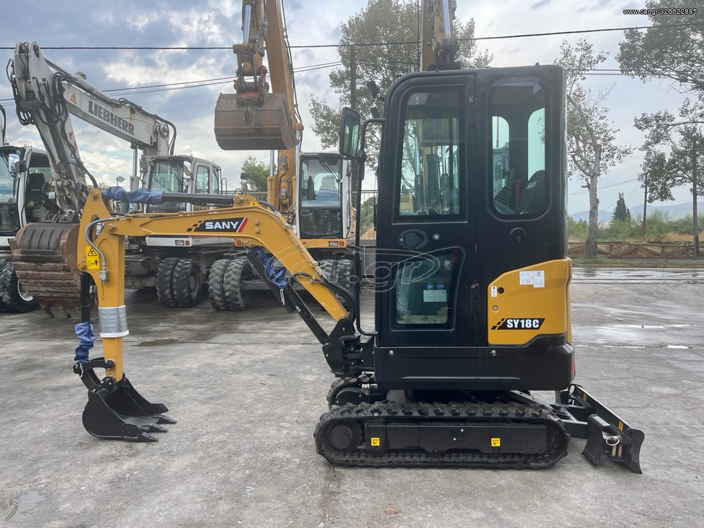 Εκσκαφάκι (διαβολάκι) Sany 2022 SY18C w:0.98 *CE *1960kg