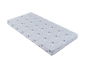 Kikkaboo Βρεφικό Στρώμα Για Κρεβάτι Fantasia Plus 120x60x6cm Stars Grey 41107030029