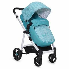 Cangaroo Αντιστρέψιμο Καρότσι 2 Σε 1 Με Ποδόσακο Rachel Turquoise 3800146233570