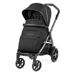 Peg Perego Καρότσι New Book Black Shine 02963MU13