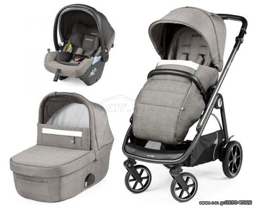 Peg Perego Πολυκαρότσι Veloce Lounge 3 Σε 1 City Grey