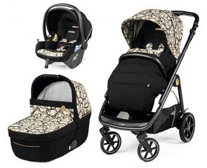 Peg Perego Πολυκαρότσι Veloce Lounge 3 Σε 1 Graphic Gold