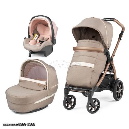 Peg Perego Πολυκαρότσι 3 Σε 1 New Book Modular SL Mon Amour Και Δώρο Bassinet Stand