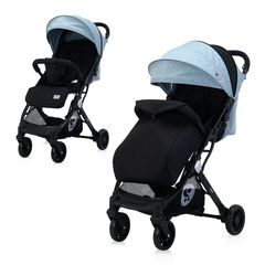 Lorelli Καρότσι Με Ποδόσακο Fiorano Black And Silver Blue 10021492124