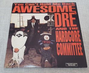 Awesome Dré & The Hardcore Committee – You Can't Hold Me Back    LP US 1989'  