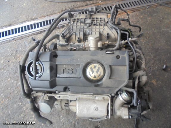 Κινητήρας Κορμός - Καπάκι CAX για VW GOLF (2004 - 2008) Mk5 (1K1) 1400 (CAXA) Petrol 122 TSI | Kiparissis - The King Of Parts