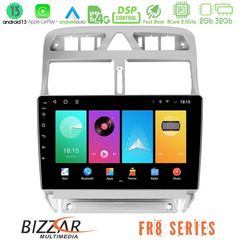 Bizzar FR8 Series Peugeot 307 2002-2008 8core Android13 2+32GB Navigation Multimedia Tablet 9"
