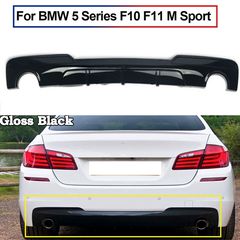 Διαχύτης (Diffuser) Σπόϊλερ προφυλακτήρα πίσω BMW Σειρά 5 F10F11 (2010-2017) Gloss 