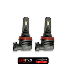 LED HEADLIGHTS H11 8000LM 9-32V MINI DESIGN PLUG & PLAY LEDEVO Q81 CANBUS 2 ΧΡΟΝΙΑ ΕΓΓΥΗΣΗ