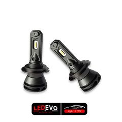 LED HEADLIGHTS H7 8000LM 9-32V MINI DESIGN PLUG & PLAY LEDEVO Q81 CANBUS 2 ΧΡΟΝΙΑ ΕΓΓΥΗΣΗ