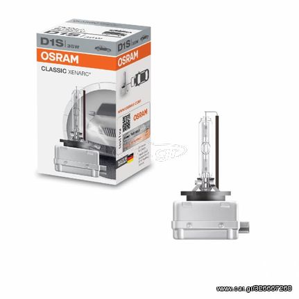 Λάμπα HID Xenon D1S 4500k 85Volt 35Watt Original Xenarc Classic Osram 66140CLC 1 Τεμάχιο