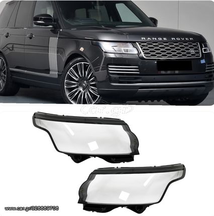 Headlights Lens Glasses Land Rover Range Rover IV Vogue L405 (2013-2017) Clear Glass Optics