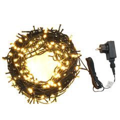 Λαμπάκια με 600 LED και 8 Εφέ Φωτισμού Θερμό Λευκό 60 μ. IP44