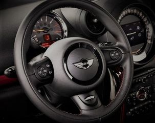 Αυθεντικό MINI JCW Δερμάτινο Sport Τιμόνι με Κόκκινες Ραφές για R55, R56, R57, R58, R59, R60, R61