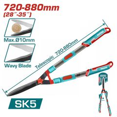 Ψαλίδι θάμνων - χλόης τηλεσκοπικό TOTAL 68 - 83cm ( THTS1516306 )
