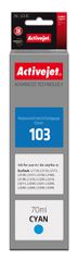 Activejet AE-103C Ink (replacement for Epson 103 C13T00S24A; Supreme; 70 ml; cyan)