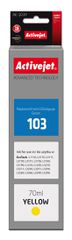 Activejet AE-103Y ink (replacement Epson 103 C13T00S44A; Supreme; 70 ml; yellow)