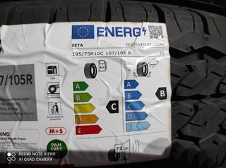 195/75/R16C (8-ΛΙΝΑ) 4 ΕΛΑΣΤΙΚΑ ΚΑΙΝΟΥΡΓΙΑ ZETA ΕΝΙΣΧΥΜΕΝA...............ΕΤΟΣ ΠΑΡΑΓΩΓΗΣ 2025 195/75/R16C.........ΜΕ ΦΠΑ-thumb-4