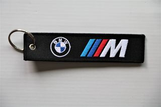 BMW M Μπρελόκ Υφασμάτινο Κεντητό embroidery ελαφρύ 13 εκατοστά  κλειδιά κλειδί  