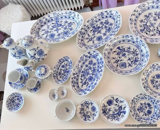 Πορσελάνη  Βοημίας blue onion patern