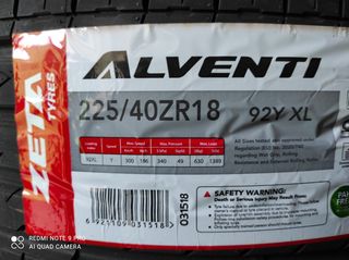 225/40/ZR18 4 EΛΑΣΤΙΚΑ ΚΑΙΝΟΥΡΓΙΑ ZETA ΕΝΙΣΧΥΜΕΝΑ............ETOΣ ΠΑΡΑΓΩΓΗΣ 2025  225/40/ZR18...........ΜΕ ΦΠΑ-thumb-2