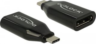 DeLock αντάπτορας USB-C σε Displayport 4K/60Hz, μαύρος - (64151)