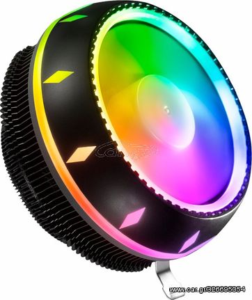 Roar ψύκτρα για Cpu 2000rpm, 24dBA, 48CFM, 95W, Rgb - (RR-0017)