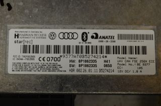ΜΟΝΑΔΑ AUDI A3 TOY 2011 BLUETOOTH INTERFACE 8P1862335-thumb-2