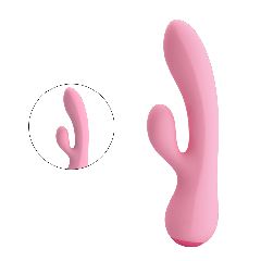 Επαναφορτιζόμενος Δονητής Κουνελάκι Zachary Rabbit Vibrator - Pretty Love