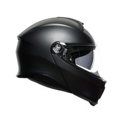 AGV TOURMODULAR ECE2206 MONO - MATT BLACK ανοιγόμενο κράνος-thumb-2
