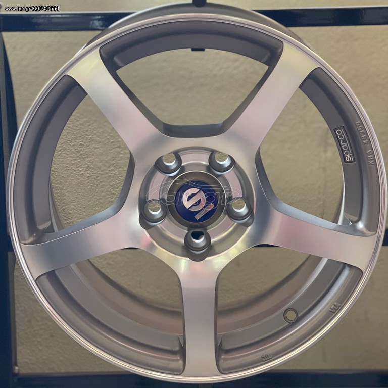 ΖΑΝΤΕΣ SPARCO RTT524 7X16 5X108 MATT SILVER TECH DIAMOND CUT ΓΙΑ FORD/VOLVO