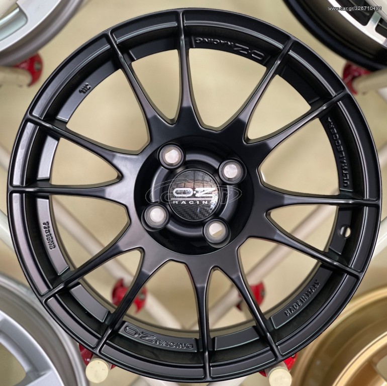 ΖΑΝΤΕΣ 15" Ο.Ζ. RACING ULTRALEGGERA MATT BLACK 4X100 7X15 ΚΑΙΝΟΥΡΓΙΕΣ ΕΤΟΙΜΟΠΑΡΑΔΟΤΕΣ
