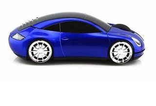 Ασύρματο Ποντίκι 2.4G Wireless Mouse Porsche μπλε με led μπλε (OEM)