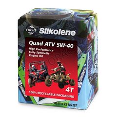 ΛΑΔΙ ATV 4T 5W-40 SILKOLENE XP FULLY SYNTHETIC ESTER ΣΥΣΚ. 4L