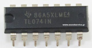 IC 074D TL074-D DIP-14 TL074CN TL074IN ΟΛΟΚΛΗΡΩΜΕΝΟ ΚΥΚΛΩΜΑ