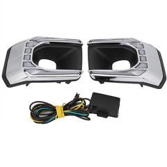 Toyota Hilux (Invincible) 2020+ Εμπρόσθια Προβολάκια Ομίχλης DRL -thumb-5